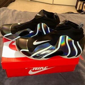 Nike Air Flightposite 1 Black and Topaz Mist